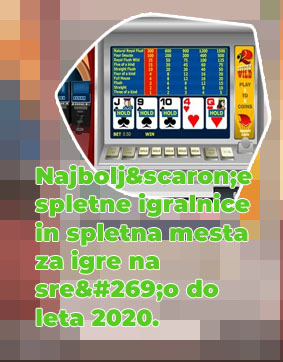 Poker avtomati za 20€ legalno